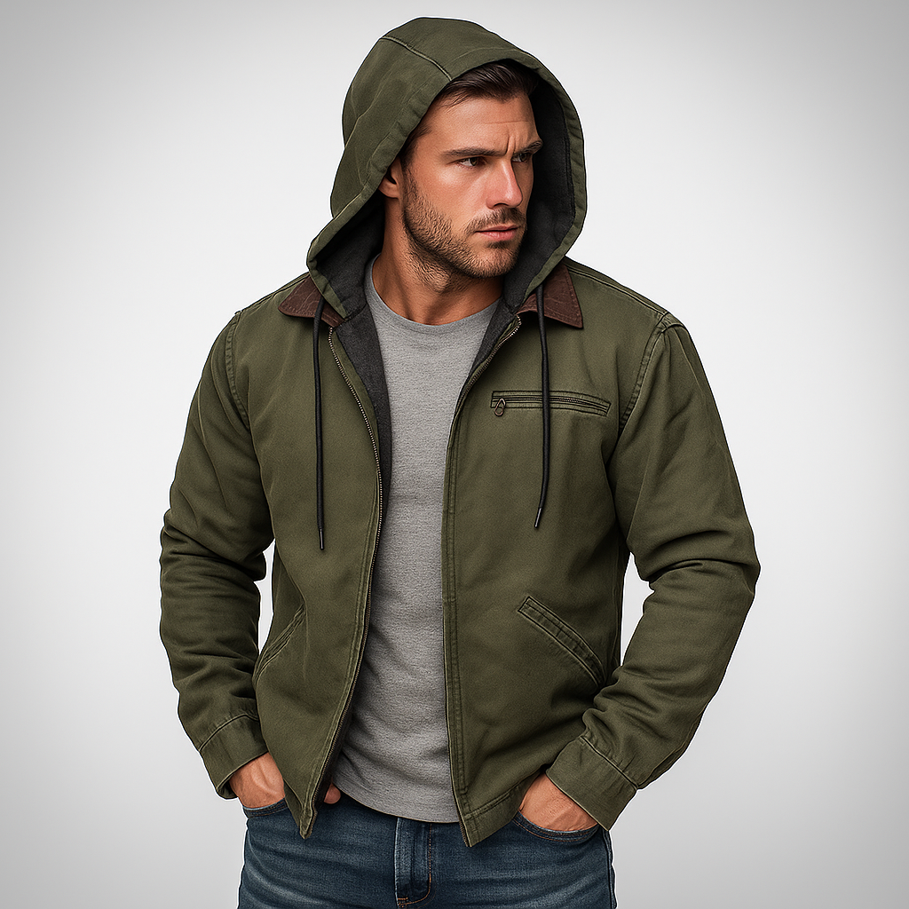 Diego – Chaqueta Casual con Capucha para Hombre