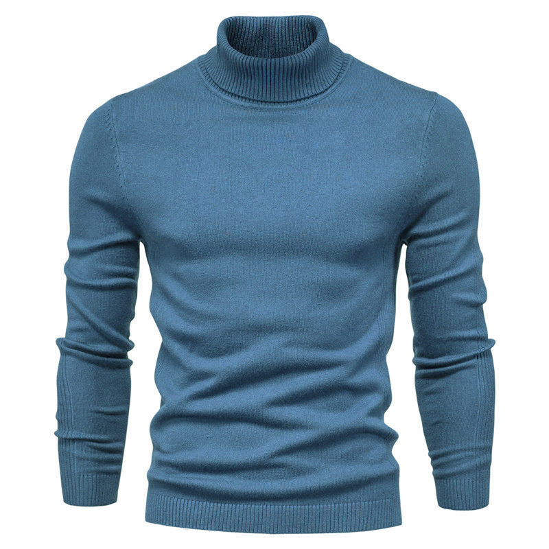 Mateo - Suéter de hombre cuello alto manga larga