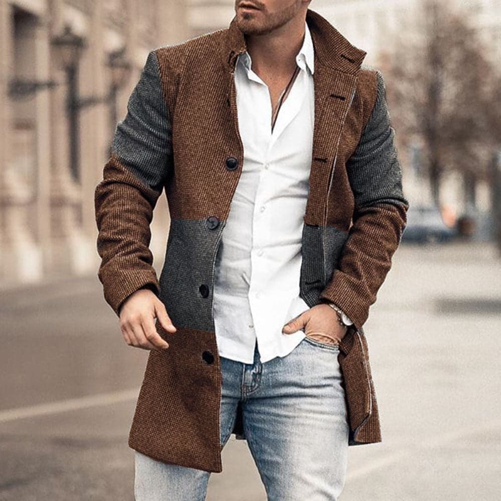 Alejandro – Abrigo Largo de Estilo Urbano Hombre