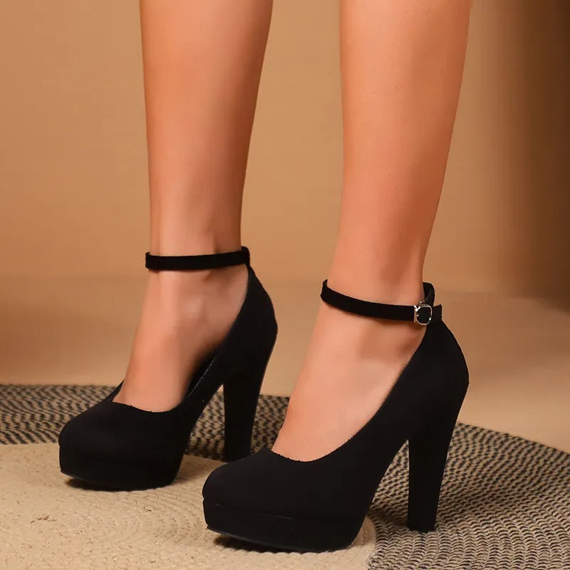 Camila – Tacones de Plataforma con Pulsera para Mujer
