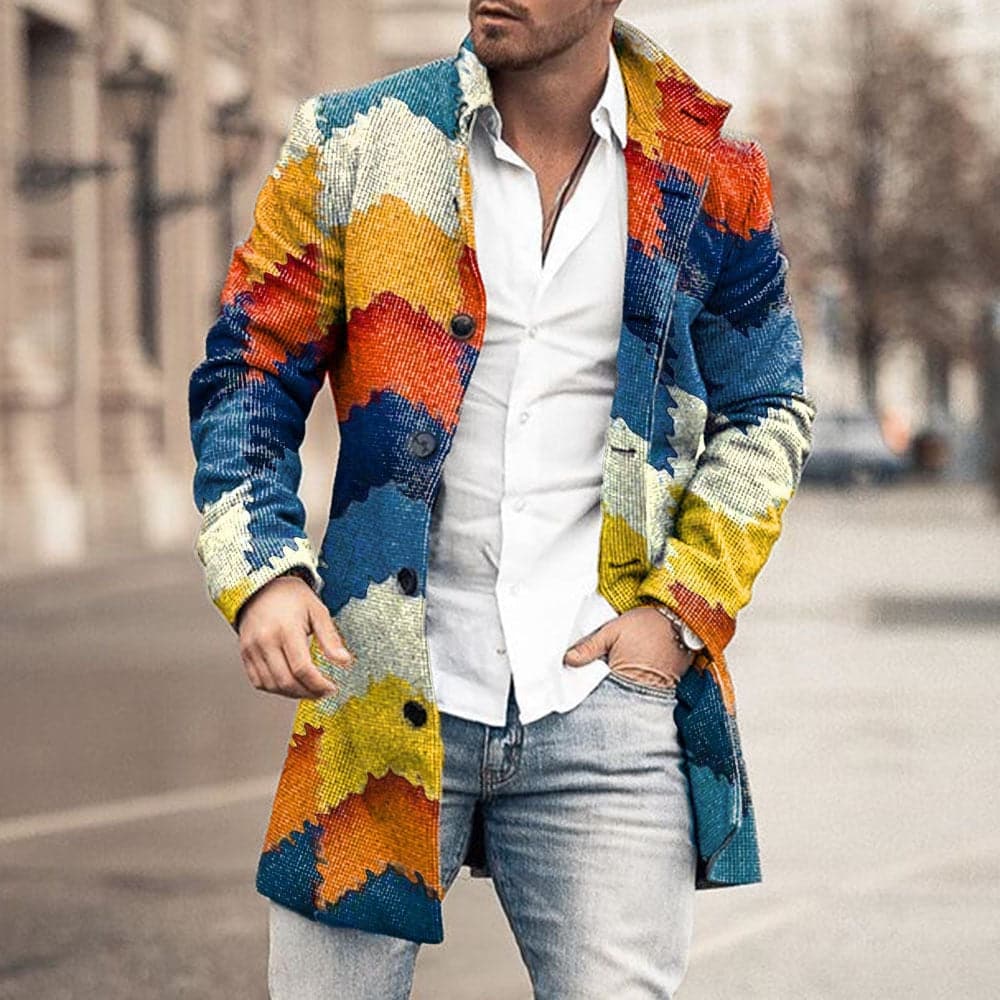 Alejandro – Abrigo Largo de Estilo Urbano Hombre