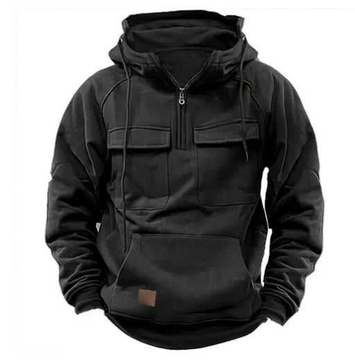 Álex – Sudadera Técnica con Cremallera Parcial Hombre