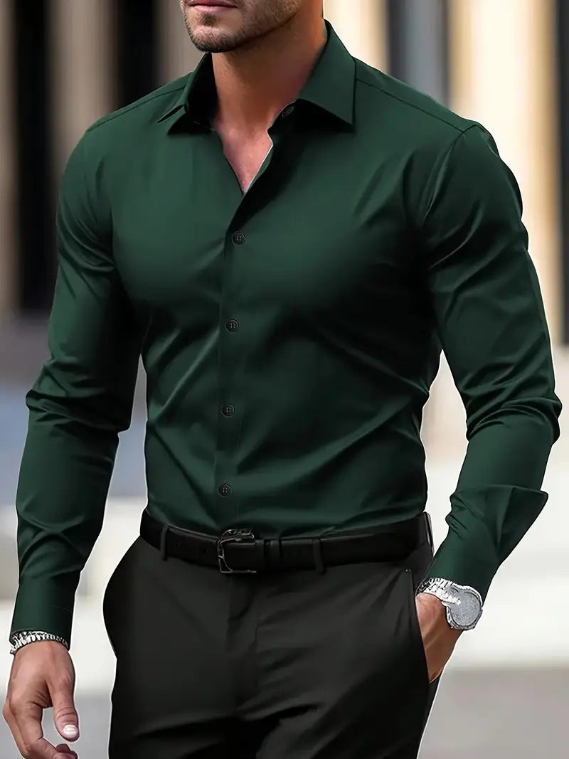 Adrián – Camisa Ajustada Hombre