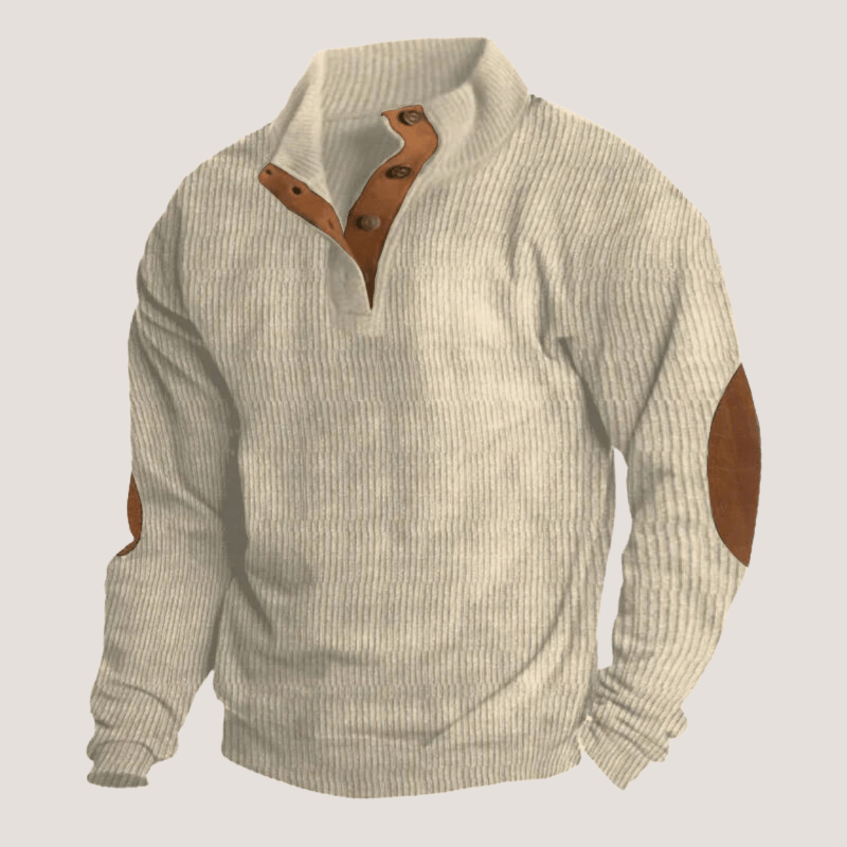 Julián – Jersey de Punto con Cuello Abotonado para Hombre