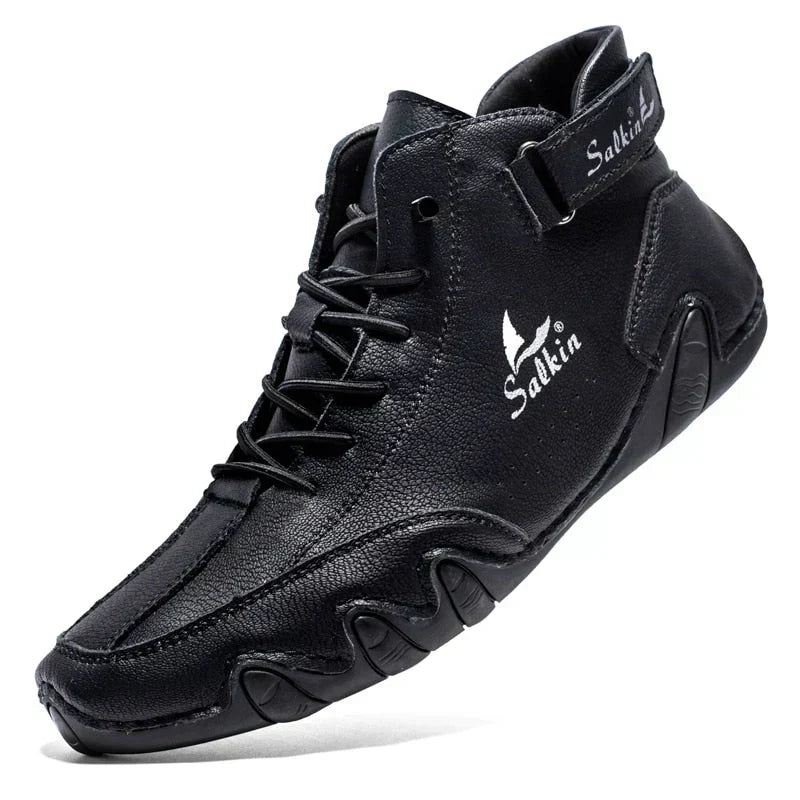 Saúl – Zapatillas de Cuero Deportivo para Hombre