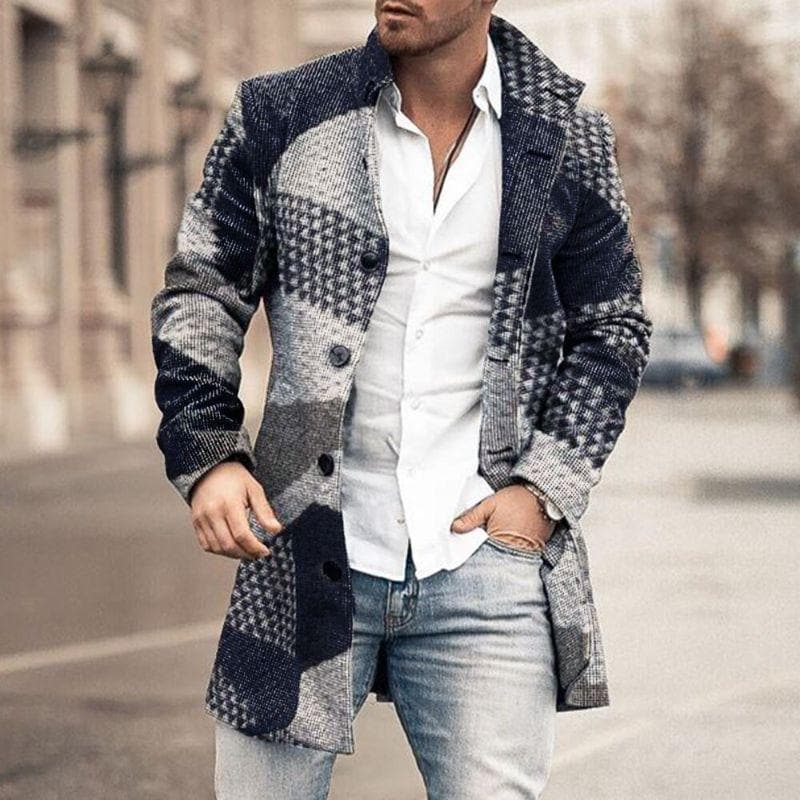 Alejandro – Abrigo Largo de Estilo Urbano Hombre