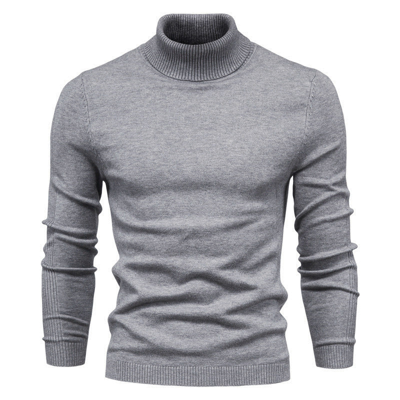 Mateo - Suéter de hombre cuello alto manga larga