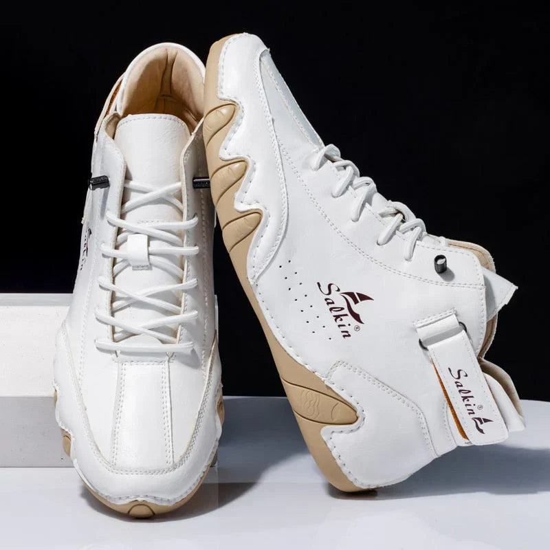 Saúl – Zapatillas de Cuero Deportivo para Hombre