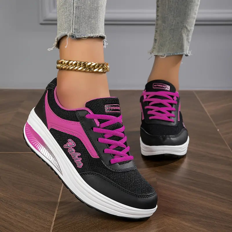 Valentina - Zapatillas deportivas de mujer con suela gruesa