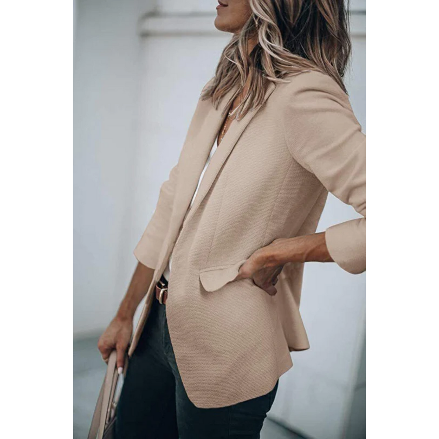 Clara - Blazer entallado de manga larga para mujer