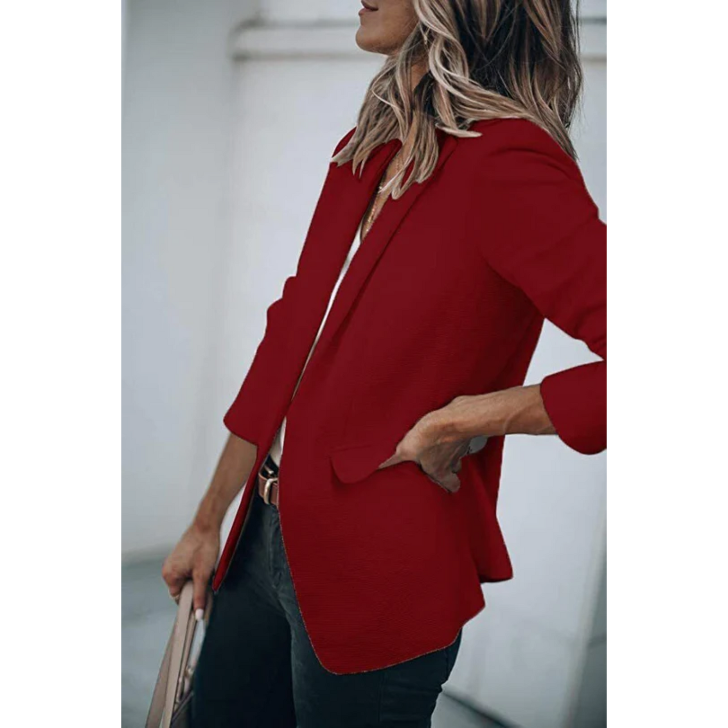 Clara - Blazer entallado de manga larga para mujer