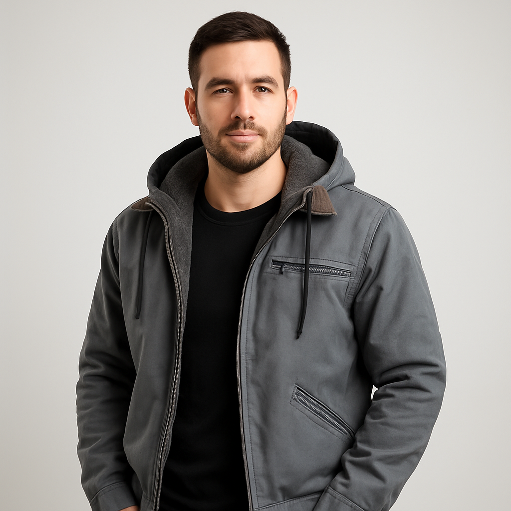 Diego – Chaqueta Casual con Capucha para Hombre