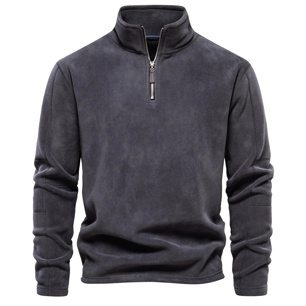 Daniel - Jersey polar con cremallera al cuello hombre