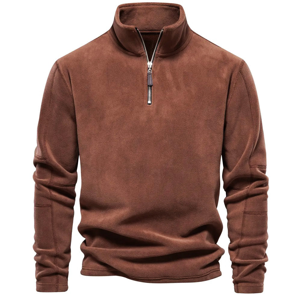 Daniel - Jersey polar con cremallera al cuello hombre