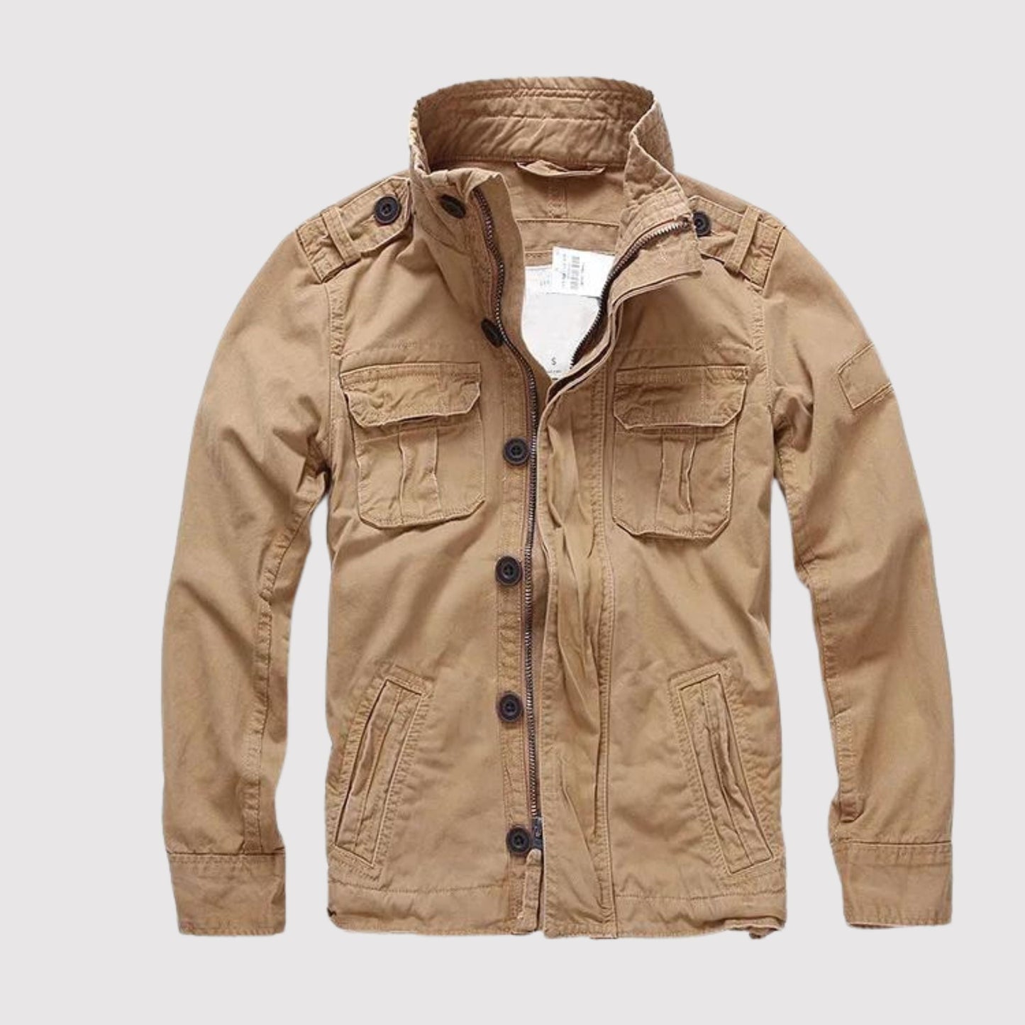 Álvaro - Chaqueta militar para hombre con estampado camuflaje