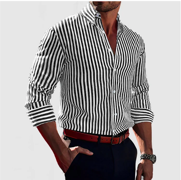 Nicolás – Camisa de Rayas Hombre