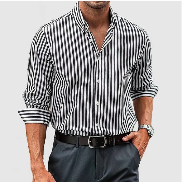 Nicolás – Camisa de Rayas Hombre