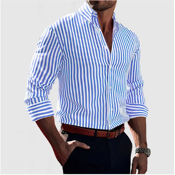 Nicolás – Camisa de Rayas Hombre