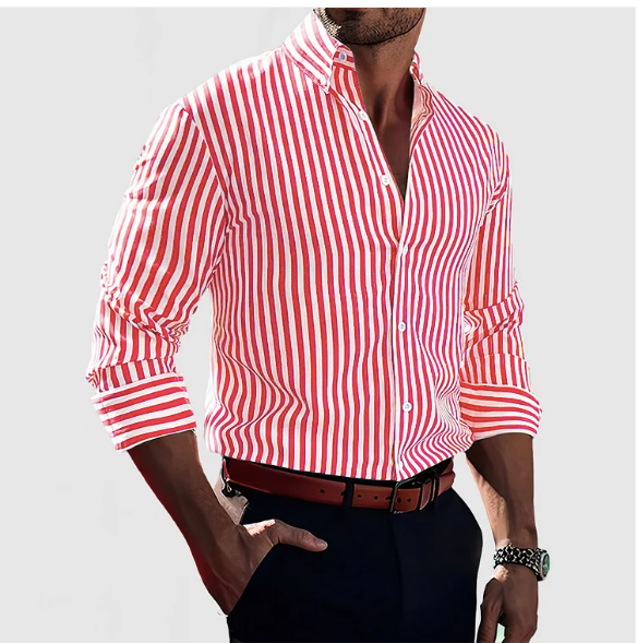 Nicolás – Camisa de Rayas Hombre
