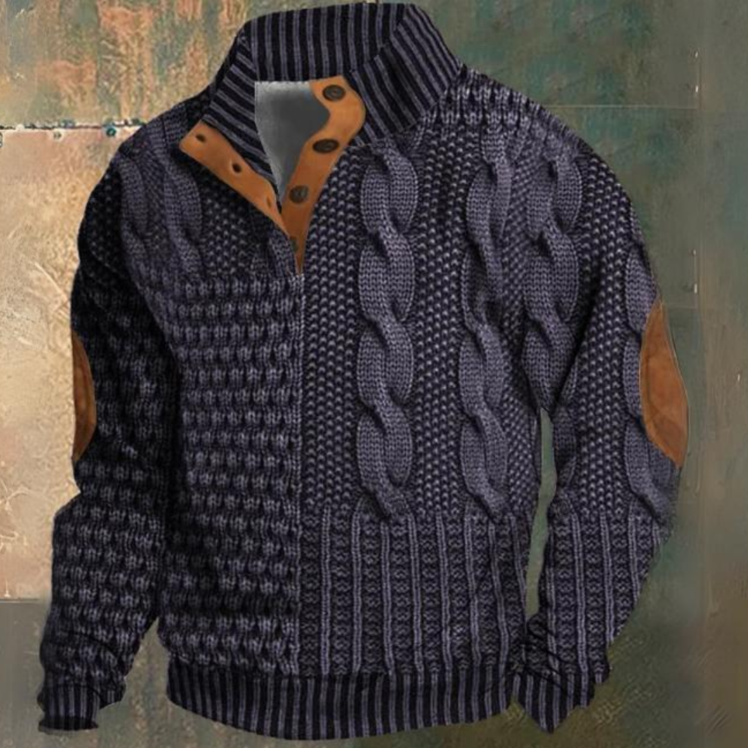 Javier – Jersey de Punto Trenzado Hombre