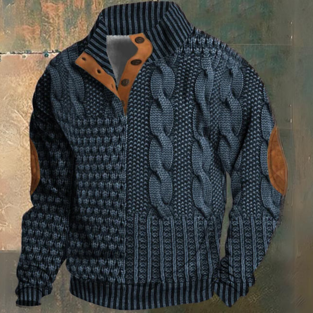 Javier – Jersey de Punto Trenzado Hombre