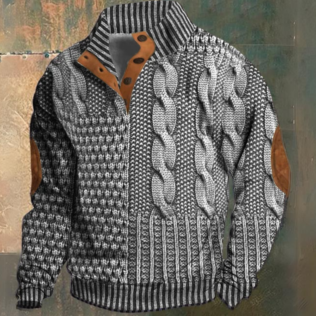 Javier – Jersey de Punto Trenzado Hombre