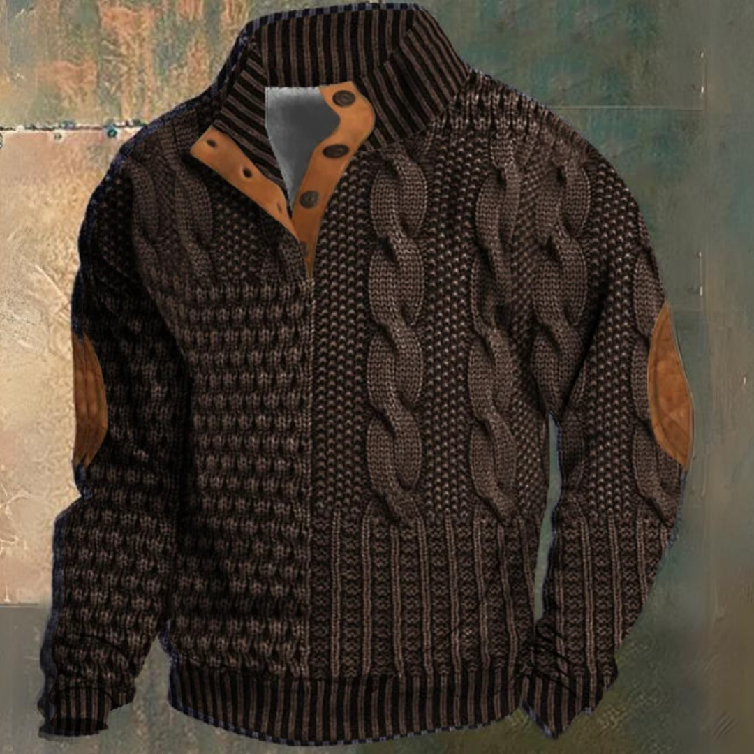 Javier – Jersey de Punto Trenzado Hombre