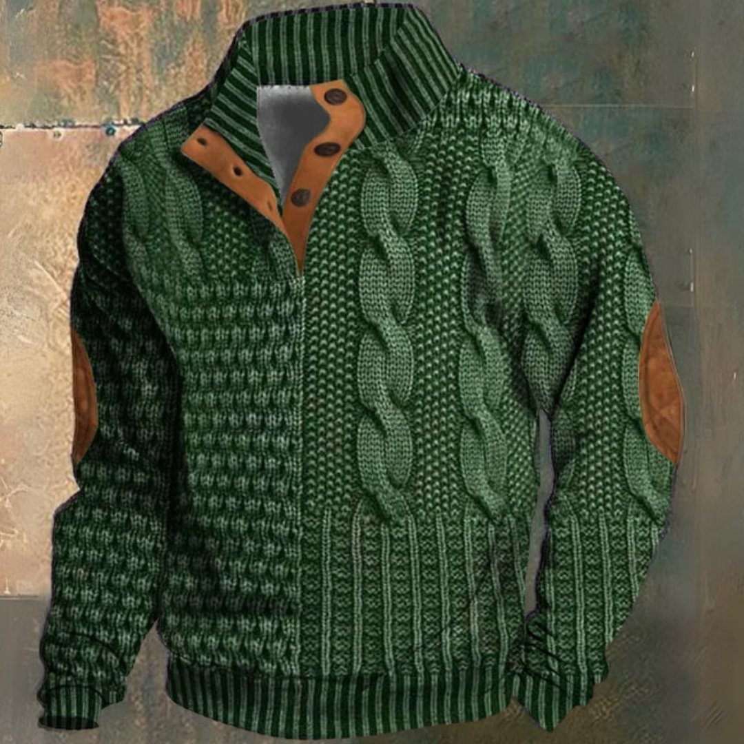 Javier – Jersey de Punto Trenzado Hombre