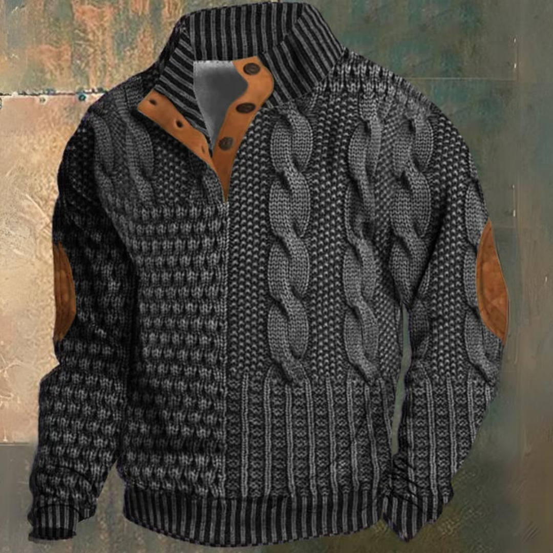 Javier – Jersey de Punto Trenzado Hombre