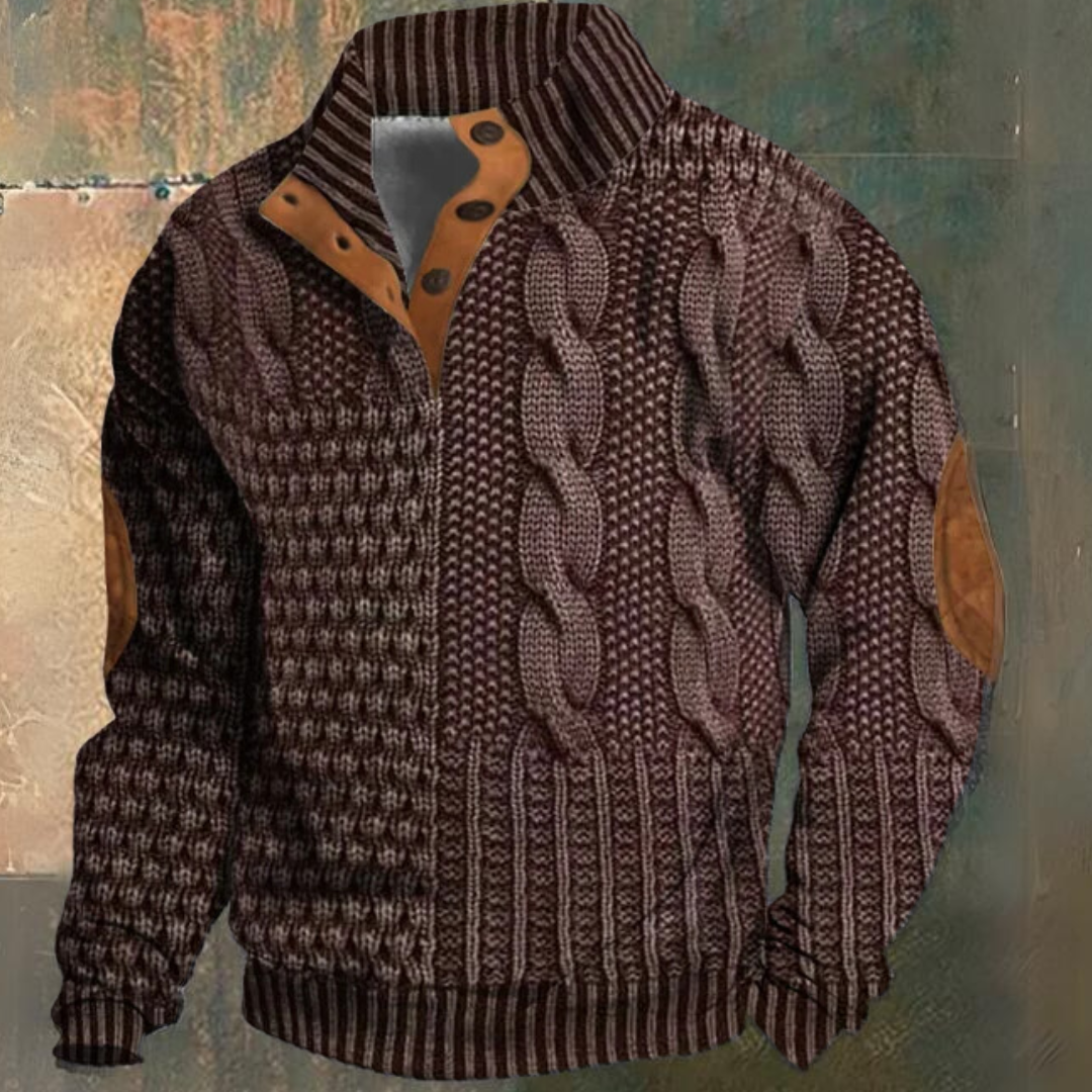 Javier – Jersey de Punto Trenzado Hombre