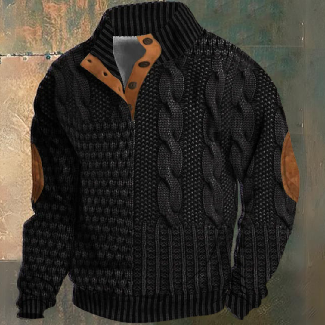 Javier – Jersey de Punto Trenzado Hombre