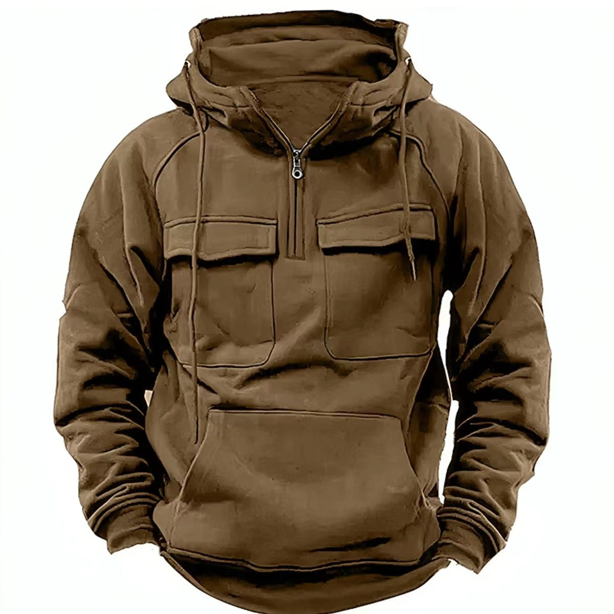 Álex – Sudadera Técnica con Cremallera Parcial Hombre