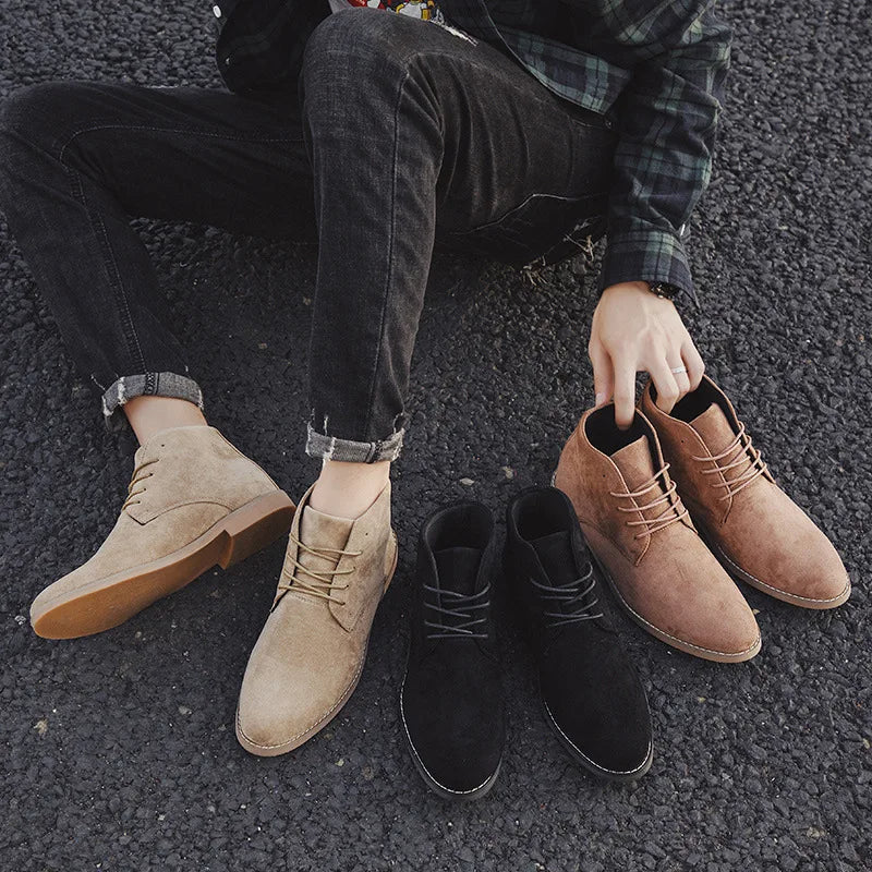 Daniel – Botines de Ante Casual para Hombre