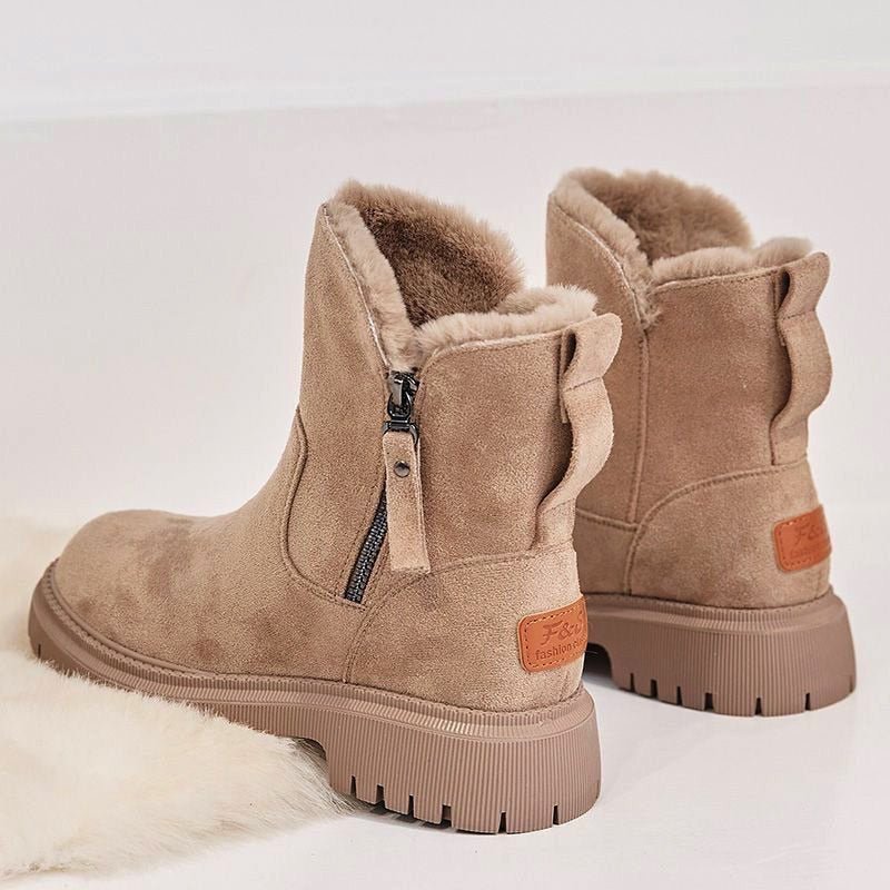 Elena - Botas de invierno para mujer con cremallera lateral