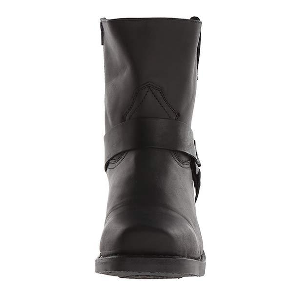 León - Botas cortas de hombre estilo motero con tacón bajo