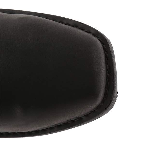 León - Botas cortas de hombre estilo motero con tacón bajo