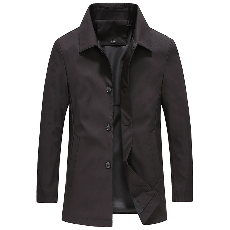 Álvaro – Gabardina Corta Clásica para Hombre