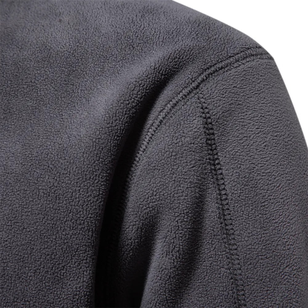 Daniel - Jersey polar con cremallera al cuello hombre