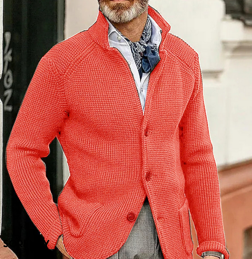 Héctor – Cárdigan de punto estructurado hombre