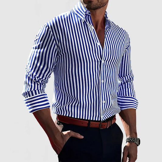 Nicolás – Camisa de Rayas Hombre