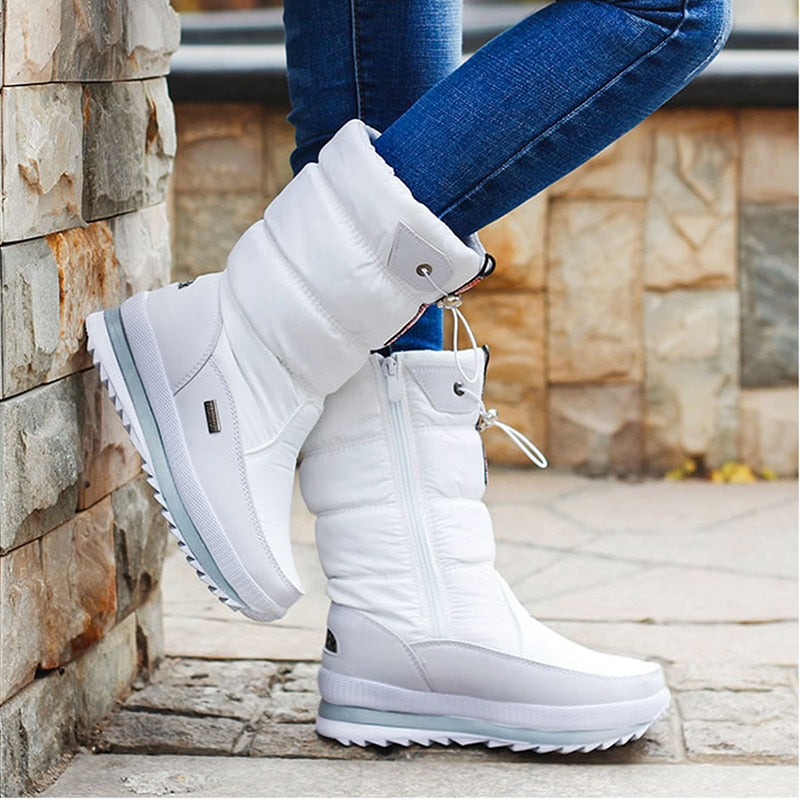 Daniela - Botas de mujer impermeables acolchadas