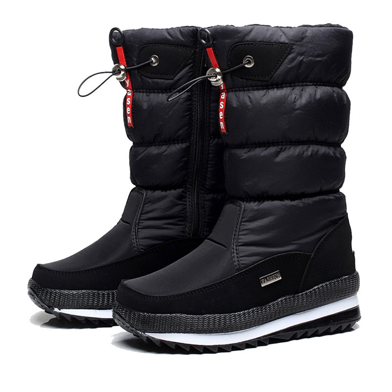 Daniela - Botas de mujer impermeables acolchadas