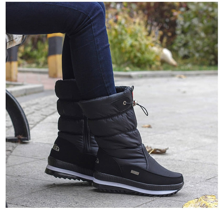 Daniela - Botas de mujer impermeables acolchadas