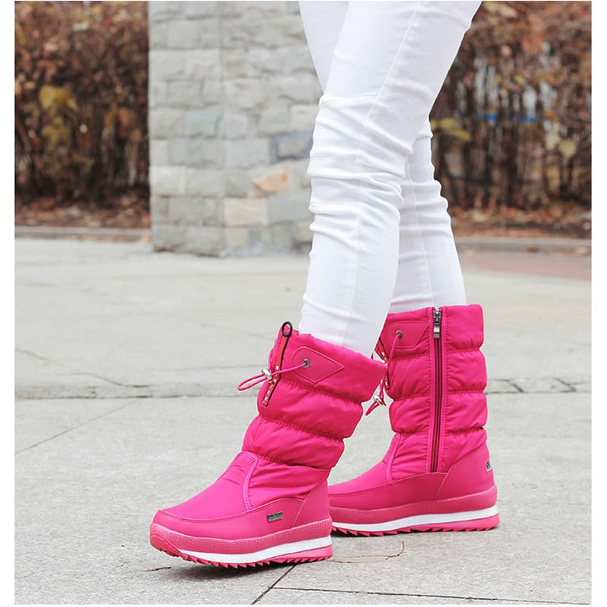 Daniela - Botas de mujer impermeables acolchadas
