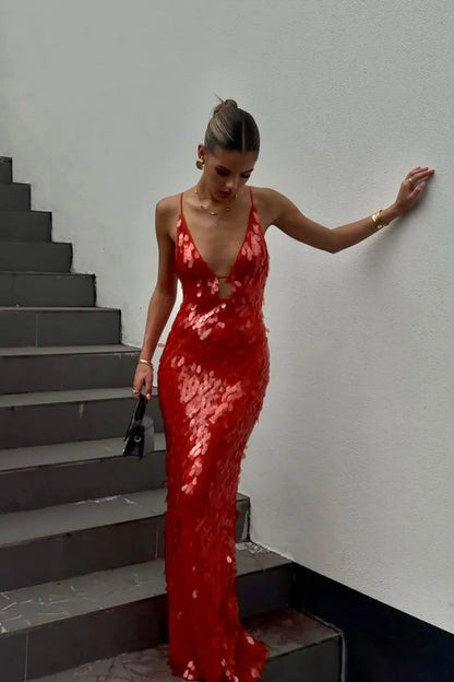 Daniela - Vestido de noche con lentejuelas
