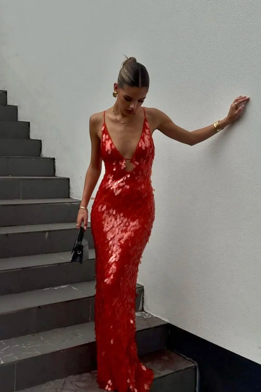 Daniela - Vestido de noche con lentejuelas