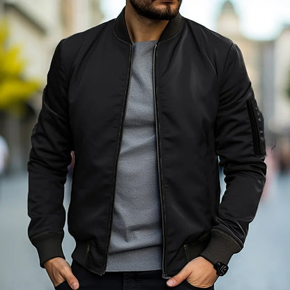 Leonardo - Chaqueta bomber satinada para hombre
