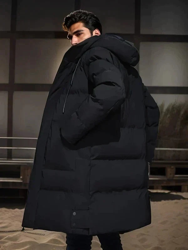 Sergio - Anorak largo de hombre con capucha