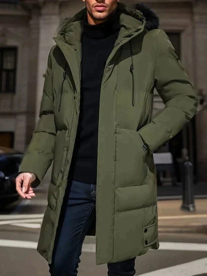 Sergio - Anorak largo de hombre con capucha