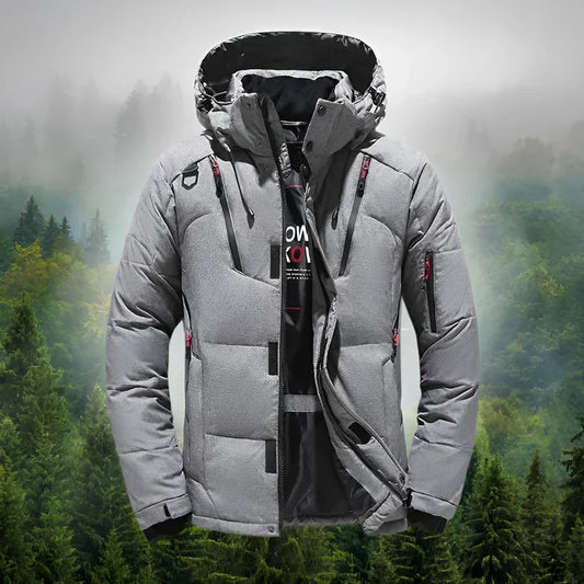 Lucas - Chaqueta de invierno para hombre acolchada con capucha